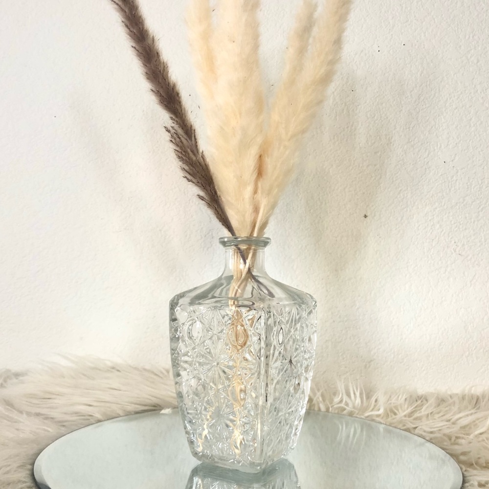 Art Deco Crystal Decanter Vase